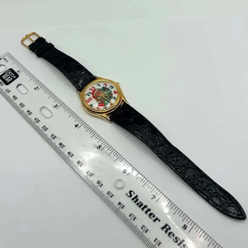 Gold Christmas Santa Watch